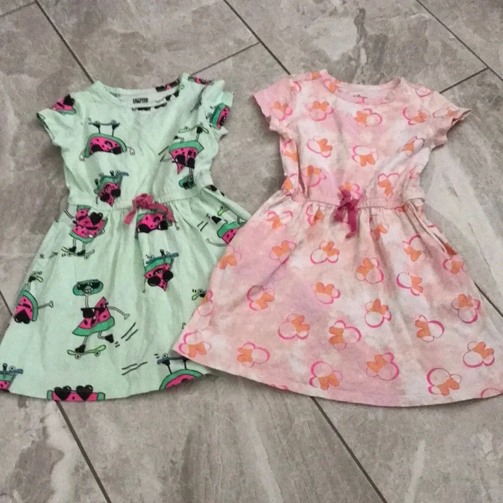 SPOTTED ZEBRA Girls Knit Short-Sleeve Cinch-Waist Dresses | Bundle of Tw…